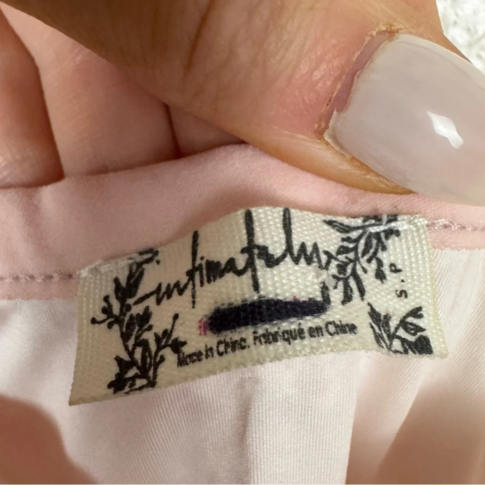 Free People Intimately Vita Corset Lace Light Pink Size Small